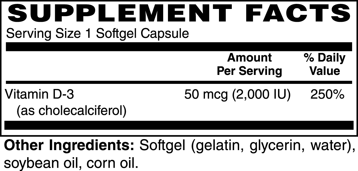 Supplement facts