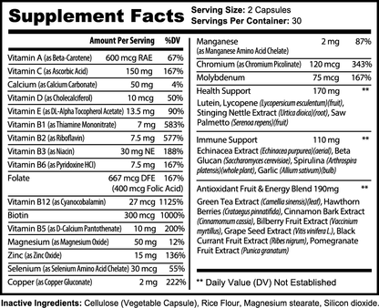 Supplement facts