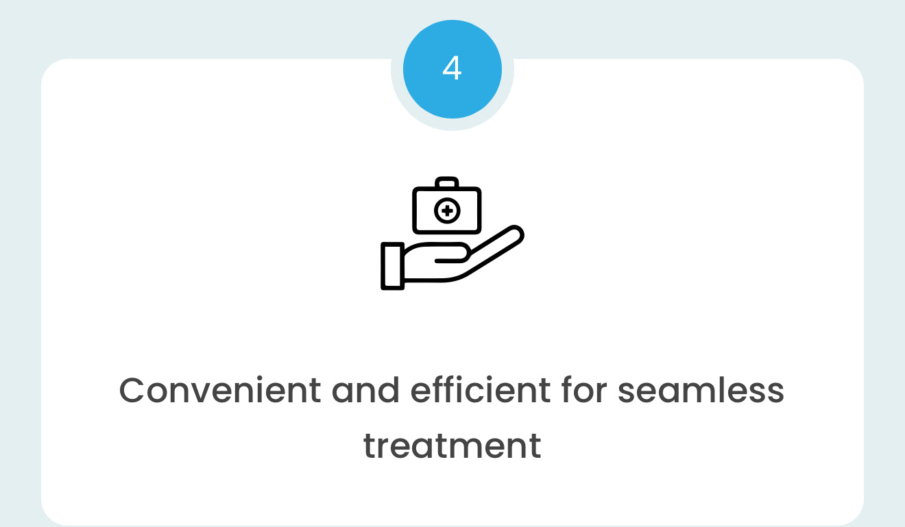 Convenient and efficient for seamless treatment